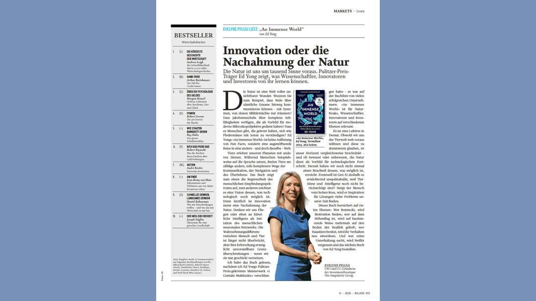 Bilanz Buchkritik: Innovation oder die Nachahmung der Natur