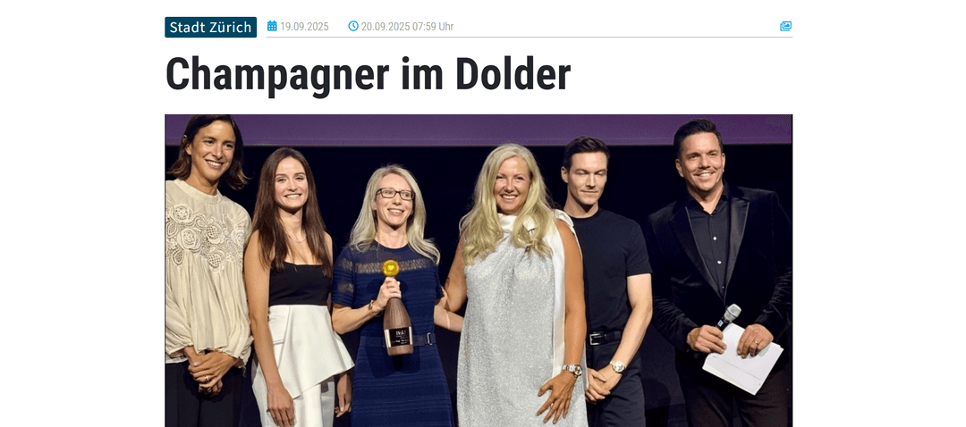 In the News: Zürich24 on the Veuve Clicquot Bold Woman Award